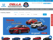 Tablet Screenshot of dellahonda.net